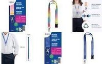 AVERY Textilband / Lanyard, aus rPet, 20 x 440 mm, Blaut&ouml;ne 100% Recycling