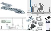Bachmann KABELSCHLANGE Pro - Flexible Kabelleitung - 1 m - Silber