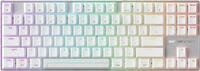 Cherry MX 8.2 Pro TMR Wireless Gaming-Tastatur TKL US International Silber/Wei&szlig;
