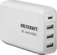 VOLTCRAFT UC-4ACX002 VC-11744745 USB-Ladeger&auml;t Steckdose Ausgangsstrom (max.) 3400