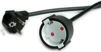 VALUE - Spannungsversorgungs-Verl&auml;ngerungskabel - CEE 7/7 (SCHUKO) (M) bis CEE...
