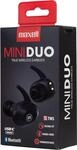 MAXELL MINI DUO Kabellose In-Ear-Kopfh&ouml;rer mit Ladetasche Schwarz (MAXELL MINI...