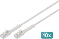 DIGITUS CAT 6A F-FTP BENDABLE 5M GR10X COOPER TPELSZH AWG 32/7 GREY 10X