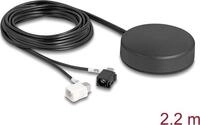 Delock 4G GNSS Antenne 1 x FAKRA A+ 1 B Buchse 2 dBi 28 dB 2.2 m RG-174 (90771)