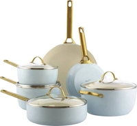 GreenPan Padova Reserve 6 Tlg Topf&Pfannenset Hellblau (CC008485-001)