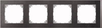 Merten MEG4040-3669. Produktfarbe: Aluminium, Schwarz, Markenkompatibilit&auml;t: