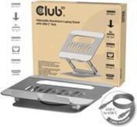 Club3D Laptopst&auml;nder mit USB-C HUB 100W 360&deg; 4K60Hz (CSV-2554)