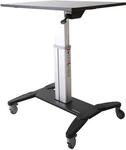StarTech.com Mobile Sit-Stand Workstation - Aufstellung f&uuml;r Notebook/Tastatur/Maus -