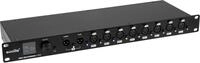 EUROLITE DMX Split/Boost 8 PRO 3pol Rack-Splitter 2in/8out RDM mit OLED-Display