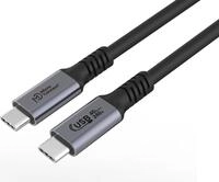 MicroConnect - USB-Kabel - 24 pin USB-C (M) zu 24 pin USB-C (M) - USB4 Gen3x2 ...