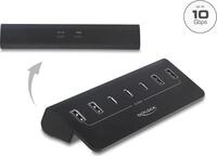 Delock USB 10 Gbps Hub mit 3 USB Type-C und 4 USB Typ-A Ports (64283)