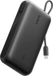 BELKIN BOOSTCHARGE PWRBANK W/ DISPLAY BLACK / 20000MAH W/ USB-C CABLE...