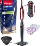 Vileda STEAM PLUS PRO COMPACT Dampfreiniger 180840 mit Wischfunktion (180840)
