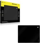 Corsair MM Glass Mauspad, matte Glasoberfl&auml;che, rutschfeste Basis - schwarz, 40cm x
