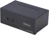 StarTech.com 2-Port Dual-Monitor DisplayPort en HDMI KVM Switch, 4K 60Hz