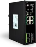 DIGITUS DN-651109 - Switch - unmanaged - 4 x 10/100/1000 (PoE+) + 2 x Gigabit SFP