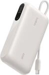 BELKIN BOOSTCHARGE PWRBANK W/ DISPLAY SAND / 10000MAH W/ USB-C CABLE...