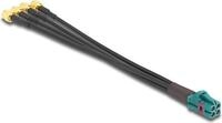 Delock Kabel Mini FAKRA Z Buchse quad zu 4 x SMA Stecker B-Typ (90142)