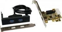 EXSYS EX-11072 - PCIe - USB 3.2 Gen 1 (3.1 Gen 1) - 0 - 55 &deg;C - -20 - 80 &deg;C - 5 -