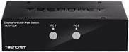 TRENDnet TK 241DP - KVM-/Audio-/USB-Switch - 2 x KVM/Audio/USB - 1 lokaler Benutzer -