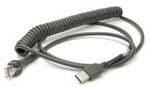 Datalogic USB Kabel, gedreht USB Kabel, Typ A, L&auml;nge: 3m, gedreht (90A052043)
