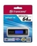 Transcend JetFlash 760 - USB-Flash-Laufwerk - 64GB - USB3.0 - Elegant Black