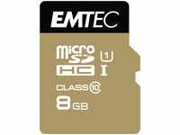 Emtec ECMSDM8GHC10GP, EMTEC Gold+ - Flash-Speicherkarte (SD-Adapter...