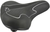 FISCHER Touren-Fahrradsattel Elastomer, schwarz/wei&szlig; optimale K&ouml;rperanpassung durch
