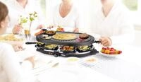 Princess 162700 Raclette 8 Oval Grill Party - 1200 W - 220 - 240 V - 2,44 kg - 134 mm