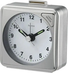Hama 00186328, Hama A50 Quarztischuhr Silber Quadratisch (00186328)
