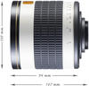 mantona 17371, mantona Walimex Pro - Teleobjektiv - 500 mm - f/6.3 DX - Sony...
