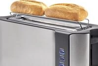 Princess Langschlitztoaster mit eingebautem Br&ouml;tchenaufsatz Langschlitztoaster