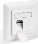 MicroConnect 68246, MicroConnect Wentronic Goobay CAT 6 Unterputzdose (UP), Wei&szlig; -
