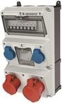 MENNEKES Steckdosen-Kombination 930013 AMAXX 2xCEE 5x16/32A 2xSchuko 4xLS 930013