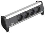 Bachmann DESK - Verl&auml;ngerungsschnur - Wechselstrom 230 V - 4 Ausgangsstecker -
