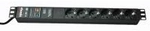 Bachmann - Steckdosenleiste (Rack - einbauf&auml;hig) - 6 Ausgangsstecker - 48.3 cm (19)