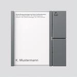 S. Siedle & Soehne Tastenmodul TM 612-1 DG dunkelgrau-glimmer 1fach (200038753-00)