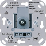 JUNG 211 GDE Elektroschalter Rotary switch Metallisch (211GDE)