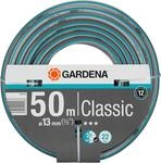 GARDENA Classic Schlauch 13 mm (1/2), 50 m: Universeller Gartenschlauch aus robustem