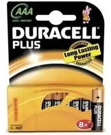 Duracell 141179, Duracell Plus 100 AAA - Einwegbatterie - AAA - Alkali - 1,5 V - 8