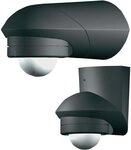 Grothe Bewegungsmelder 120&deg; Schwarz (94533)