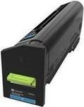 Lexmark - Cyan - original - Tonerpatrone - f&uuml;r Lexmark XC8160, XC8160de, XC8160dte,