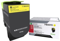 Lexmark X317 - Gelb - Original - Tonerpatrone LCCP, LRP - f&uuml;r Lexmark CS317dn,