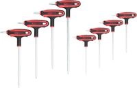 KS TOOLS ERGOTORQUEplus T-Griff-TX-Winkelstiftschl&uuml;ssel-Satz, 8-tlg.Bohrung