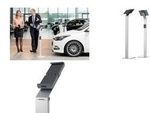 DURABLE TABLET HOLDER FLOOR - Aufstellung f&uuml;r Tablett - Aluminium, Stahl,