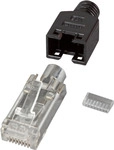 RJ45-Hirose Stecker STP, TM11 schwarz,100 St&uuml;ck, 3 Elemente, Cat.5e Hersteller: