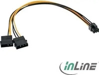 InLine 26628, InLine Stromkabel 4-Pol 13,30cm (5,25") -> PCIe Stromversorgung