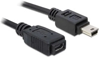 Delock 82667, Delock - USB-Kabel - Mini-USB, Typ B (M) zu Mini-USB, Typ B (W) - 1 m
