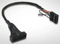 Inter-Tech 88885217, Inter-Tech - Interner USB-Adapter - 19-polige USB3.0-Stiftleiste