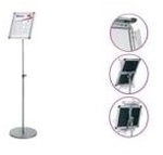 NOBO Infost&auml;nder DIN A3, Ma&szlig;e: (B)350 x (T)70 x (H)1.010 mm Farbe: silber,
